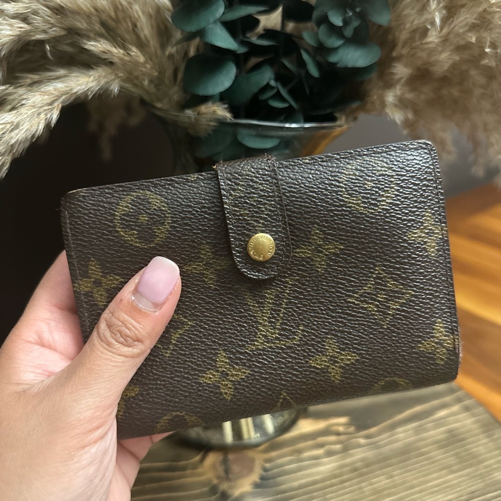 Louis Vuitton Brown Monogram Wallet Iconic Design
